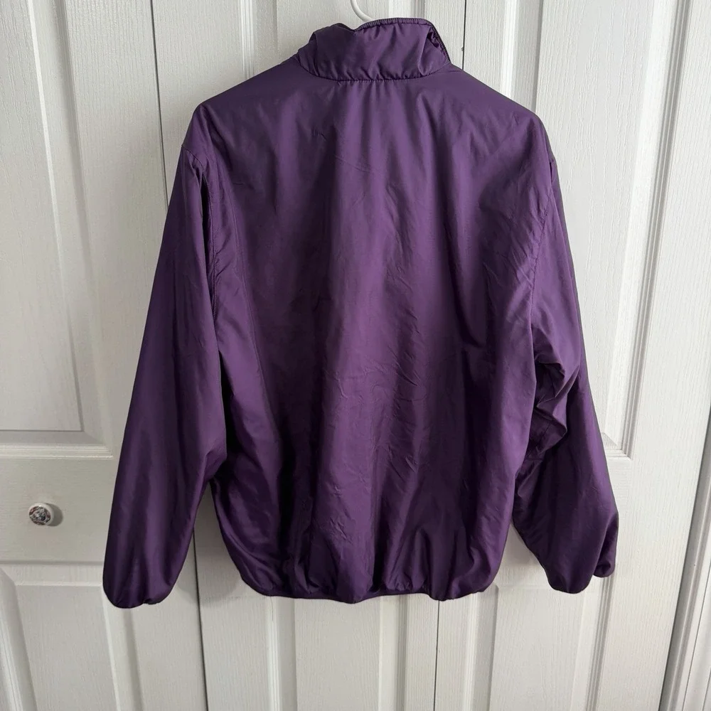 Eddie Bauer Ebtek Purple Anorak Quarter Zip Pullover Men's Size XS VTG Outdoors
